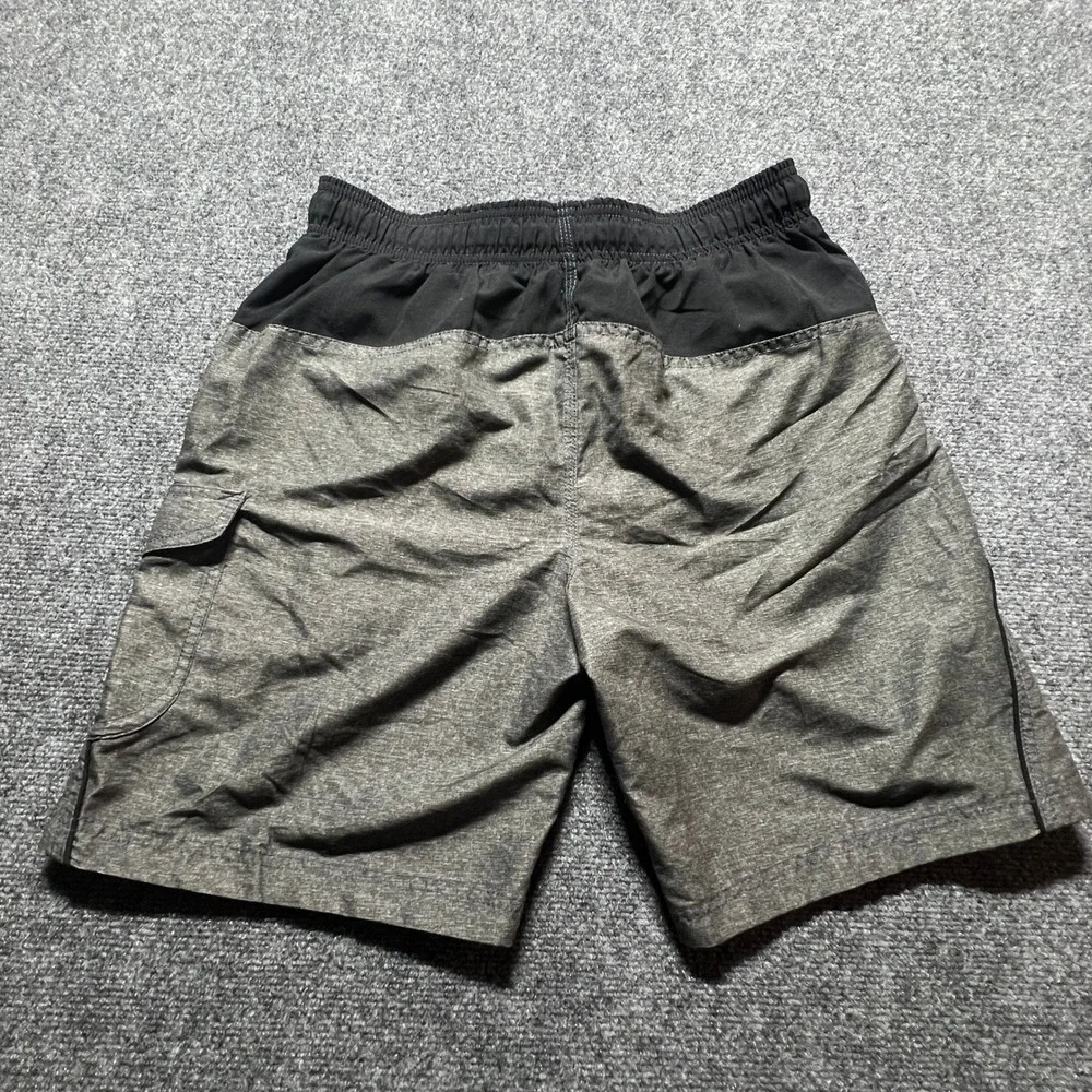 NEW Speedo Mens Volley 20 Swim Trunks Grey TurboDri Mesh Liner Medium 7784077